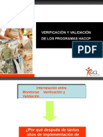 EXP-VERIFICACIÓN Y VALIDACIÓN DE LOS PROGRAMAS HACCP