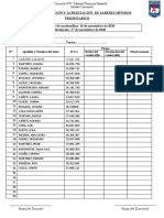 Planilla Retiro de Cuadernillos Evaluación