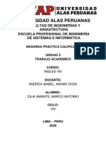 Segunda Practica - Unit Ii - Trabajo Academico PDF