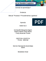 R-5 - Manual de Procesos y Procedimientos Logísticos Gaes 5