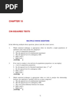 Chapter 15: Chi Squared Tests