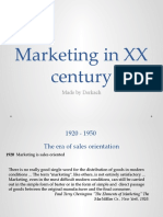 Marketing in XX Century: Made by Derkach