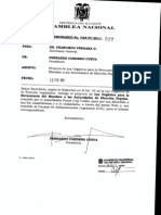 Inf 1D Ley Orgánica p Revocatoria del Mandato a las Autoridades de  Elección Popular