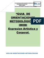Guia metodologica de Expresion Artistica 