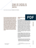 Factores de Riesgo Del Maltrato de Personas Mayores en La Familia en Población Española