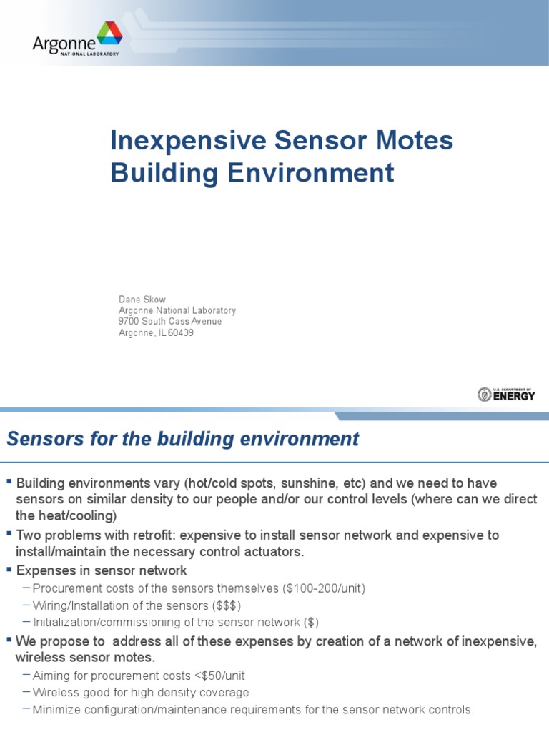 Affordable Wireless Sensor Motes | PDF | Science & Mathematics