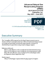 Advanced Natural Gas Reciprocating Engines (ARES) : DE-FC26-01CH11079 Caterpillar, Inc. May 2001 - June 2011
