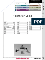 Flexmaster Joints: Section Pages Section Pages Section Pages