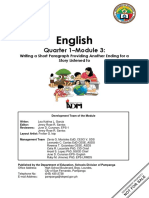 English: Quarter 1-Module 3