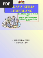 Download BUDAYA KERJA CEMERLANG by Along SN4859899 doc pdf