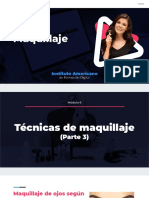 Técnicas Del Maquillaje Parte 3 (MOD 6 MAQUILLAJE - CLASE 3) PDF