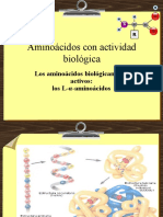Aminoácidos Con Actividad Biológica