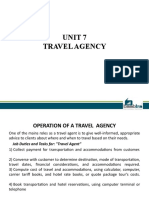 Travel Agency Unit 7