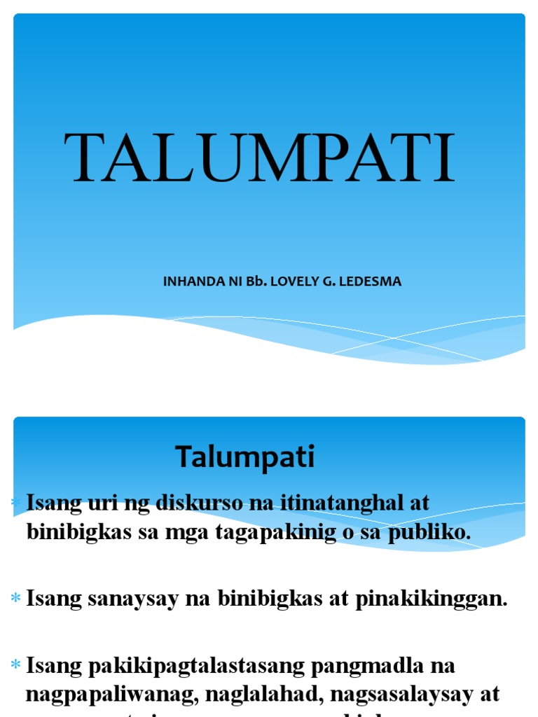 TALUMPATI | PDF