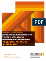 Cuadernillo de Ejercicios para La Discriminacion Visual y Ortografia Arbitraria