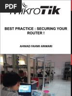 How To Make Securing Your Router Mikrotik