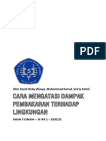 DAMPAK PEMBAKARAN Oleh David Rizky Wijaya, Muhammad Kamal, Satria Rendi PDF