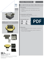 Mini Cajas de Piso para Voz - Datos