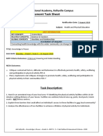 Yr 9 - Knowledge Is Power - Task Outline Rubric 2020 3