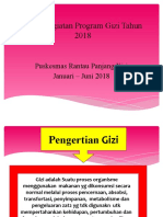 Hasil Kegiatan Program Gizi Triwulan I, II & III