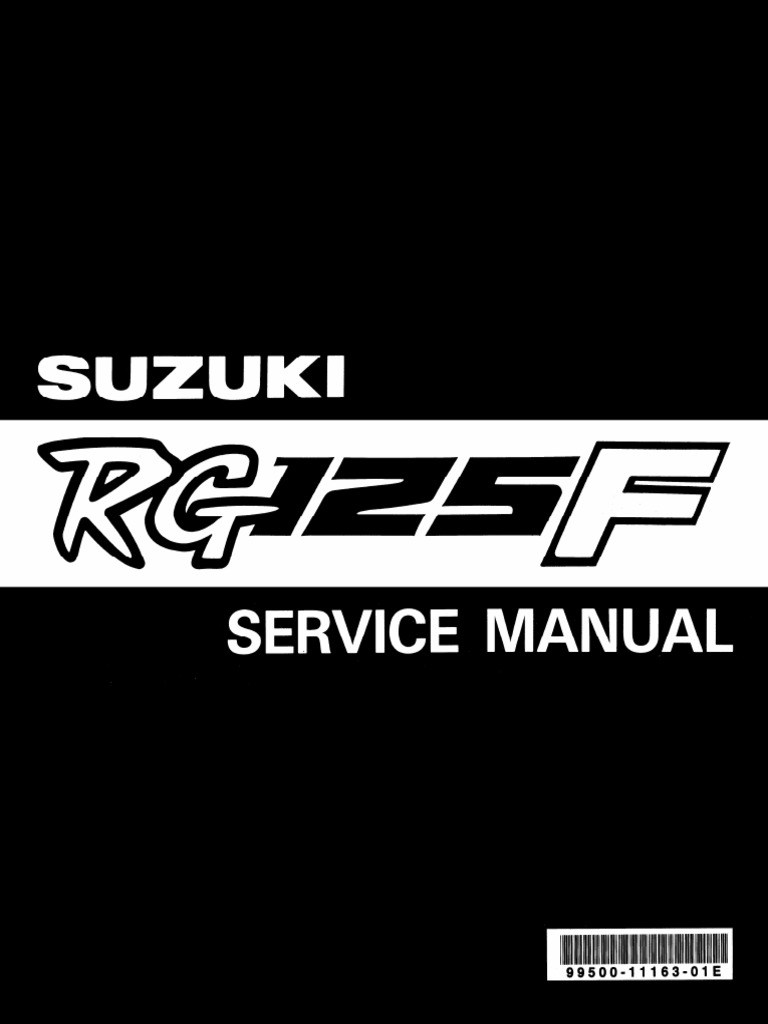 Suzuki RG125Γ '92-'99 service manual | PDF