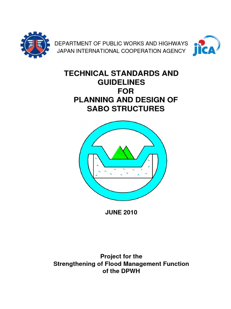Sabo Structures Design Guidelines | PDF | Dam | Sediment