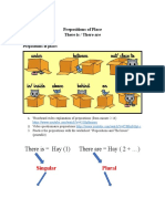 Study Guide N. 5 7 There Is Are Prepositions