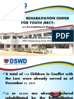 Regional Rehabilitation Center For Youth (Rrcy) : 2019 Accomplishment Report