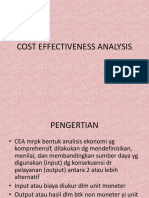 Cost Effectiveness Analysis