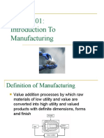 Chap1 Introduction To Manufacturing