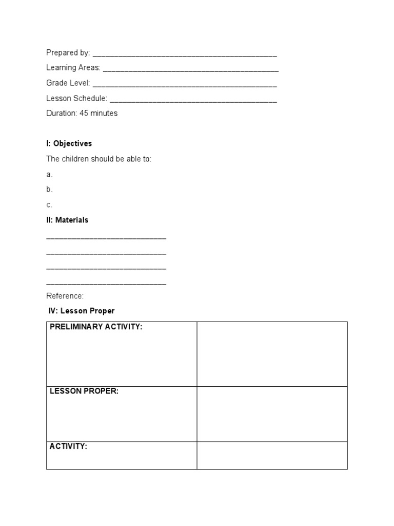 LP Template | PDF | Career & Growth | Business