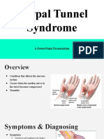 Carpal Tunnel Syndrome: A Powerpoint Presentation