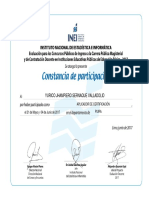 Certificado Aplicador de Certificación