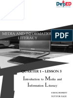 Media and Information Literacy: I M I L