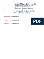18-10-20 - SR - Super60 (In Com) - Jee-Adv - PTA-01 - Weekend Syllabus PDF