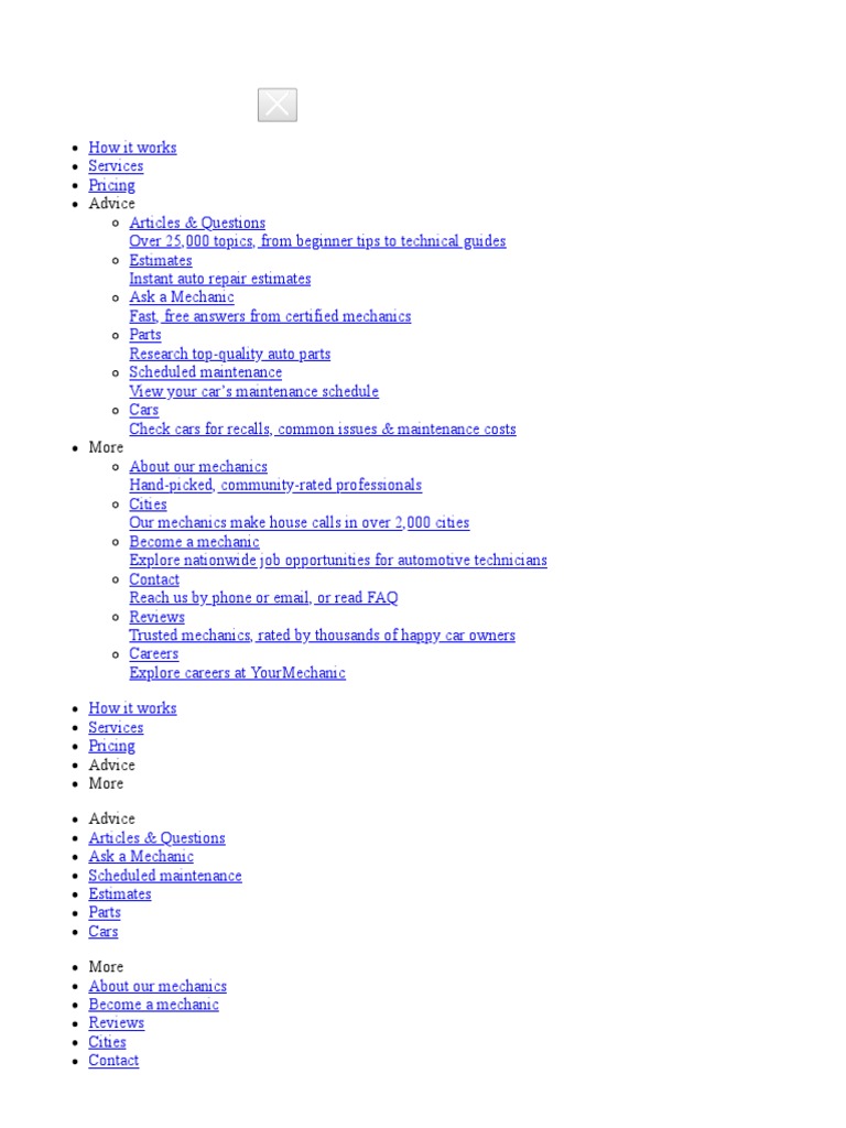 P0138 OBDII Trouble Codes O2 Sensor Circuit High Voltage (Bank 1