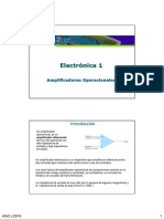 Electrónica 1 Amplificadores Operacionales (ut3)