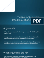 Argumentation - The Basics (Claims, Etc)