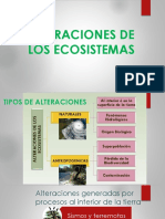 Alteraciones de Los Ecosistemas