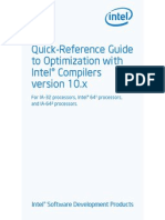 Quick-Reference Guide To Optimization With Intel® Compilers: Intel® Software Development Products