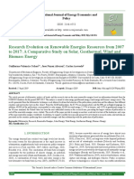 Evolución de Recursos de Energia Renovable PDF