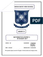 Rondebosch Boys' High School: Senior Certificate