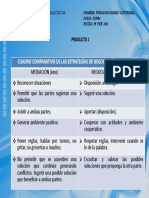 Cuadro Comparativo de Las Estrategias de Negociación y Mediación