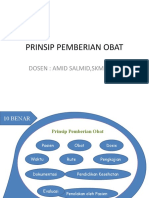 PRINSIP PEMBERIAN OBAT