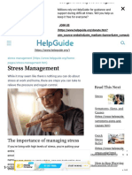 Stress Management - HelpGuide