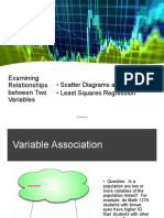 Examining Relationships between Two Variables