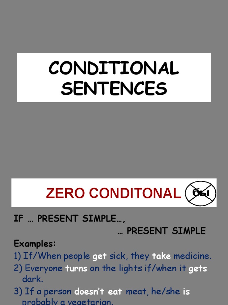 Understanding Conditional Sentences | PDF | Language Arts & Discipline ...