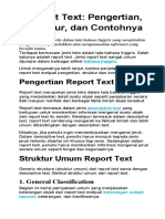 A. REPORT TEXT Penjelasan