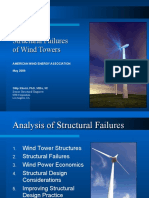 Analysis of Structural Failures of Wind Towers