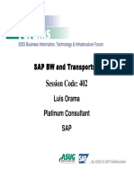 Session Code: 402: Luis Orama Platinum Consultant SAP